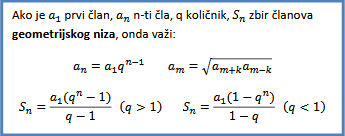 geometrijski niz